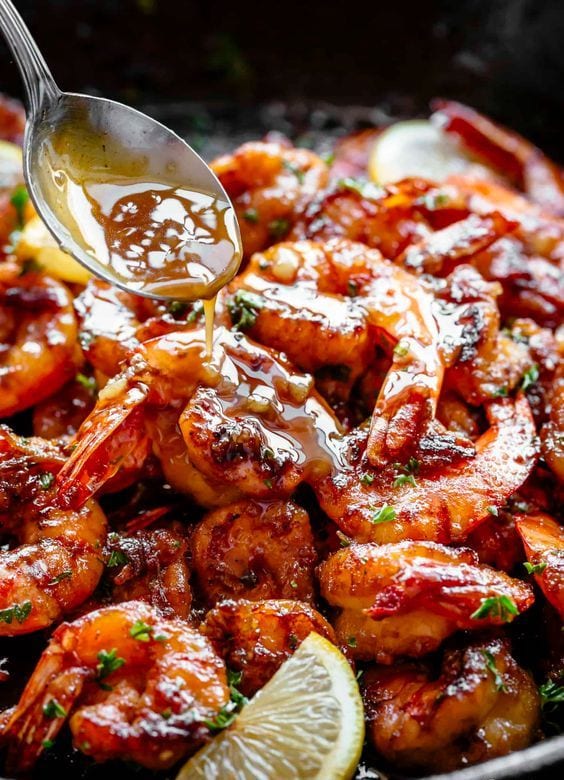 Honey Garlic Shrimps