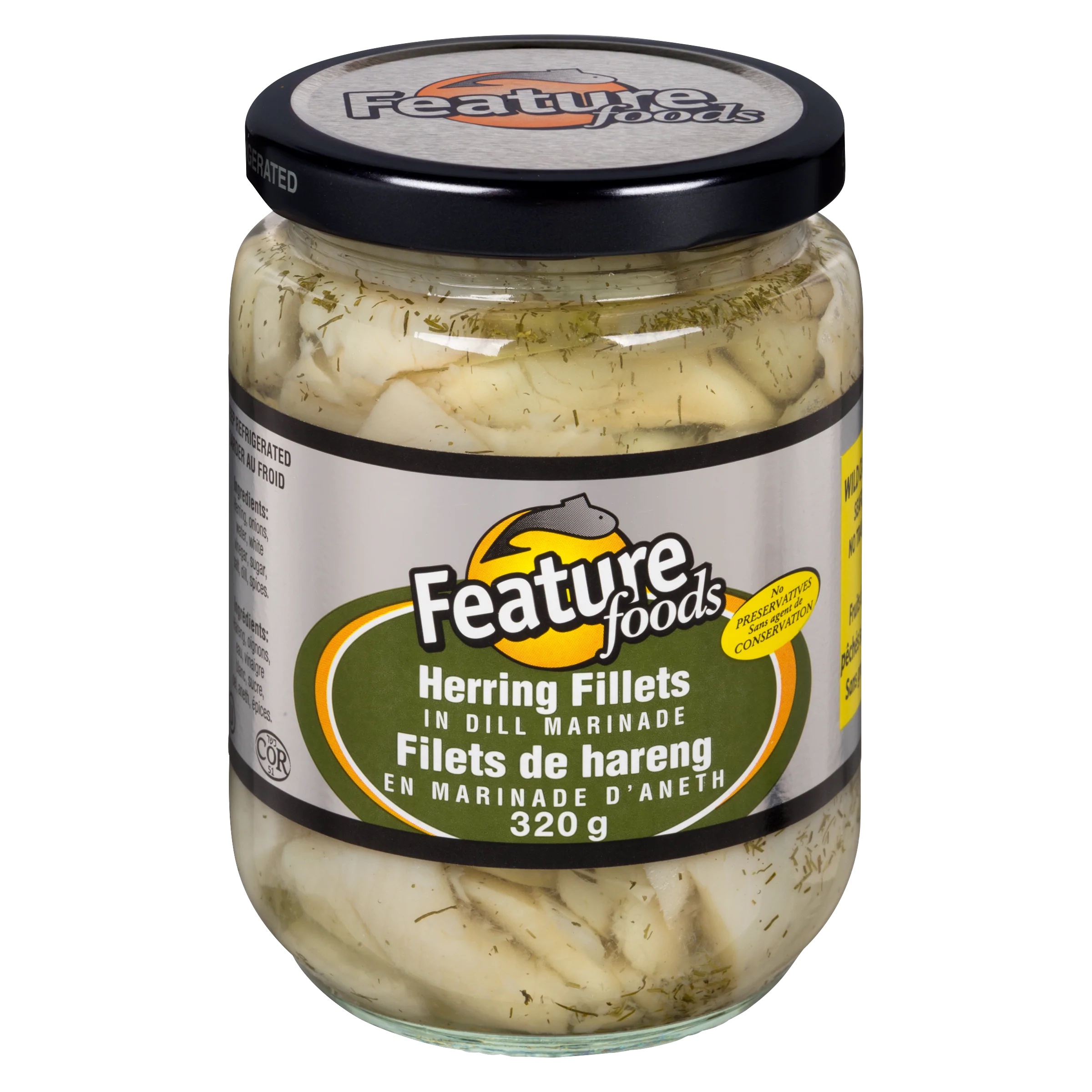 Feature Foods Herring Fillets in Dill Marinade, 320g Fair Catch