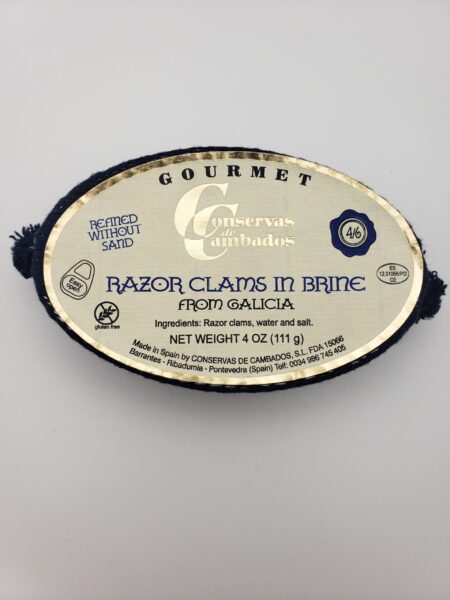 Conservas De Cambados Razor Clams In Brine, 111G