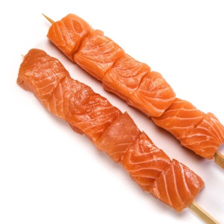 Salmon Skewers - Maple & Soy