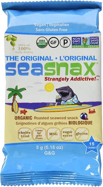 Sea Snax Organic Seaweed, 5g