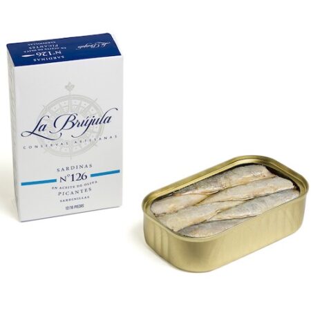 La Brujula Sardines in Spicy Olive Oil